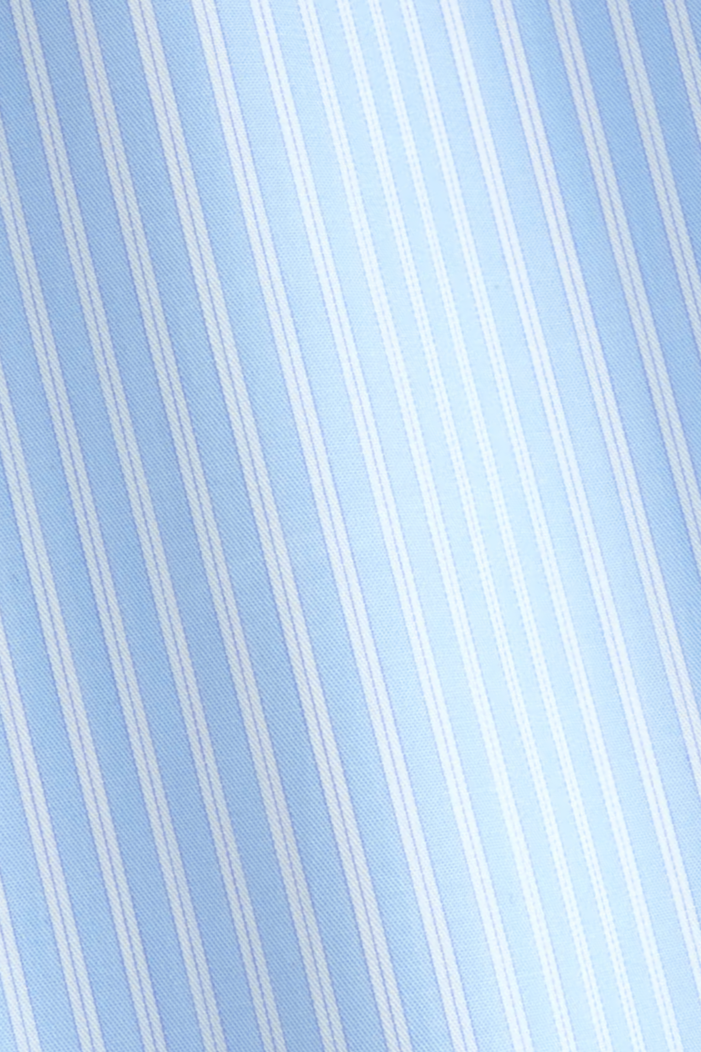 Blue Striped Widespread Collar Shirt