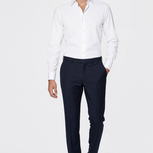 White Classic Collar Shirt