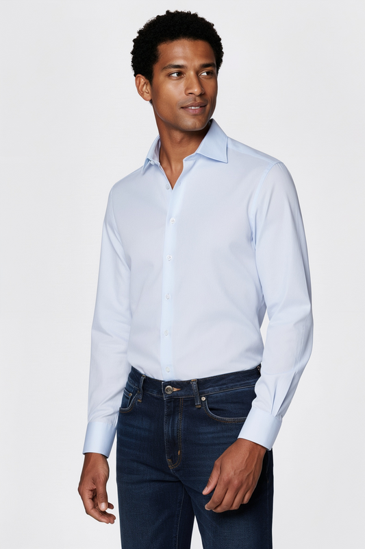 Light Blue Classic Collar Shirt
