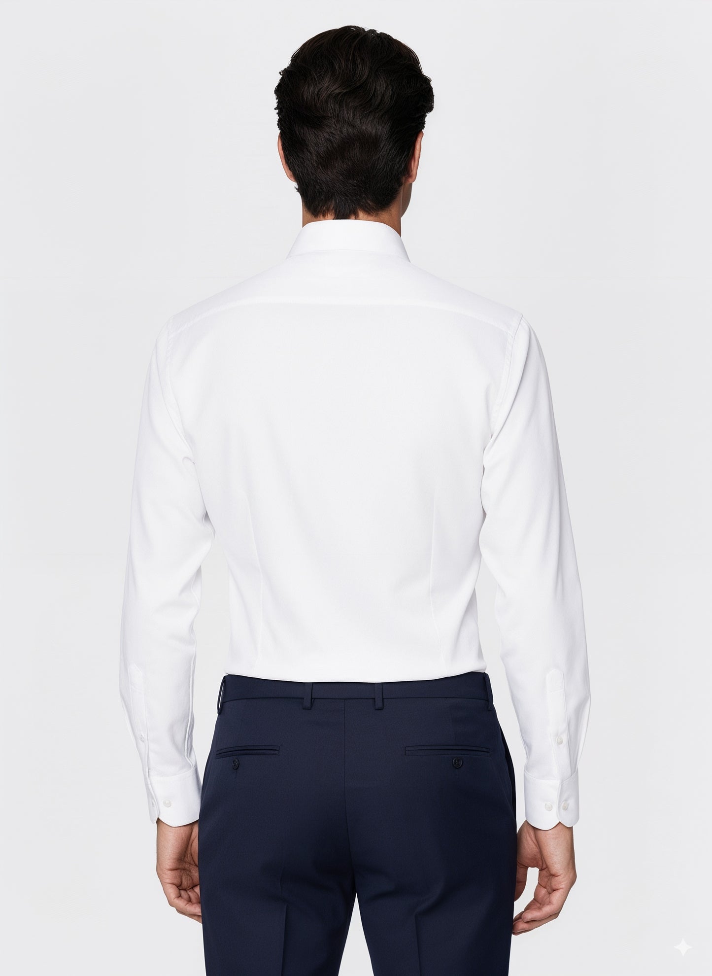 White Classic Collar Shirt