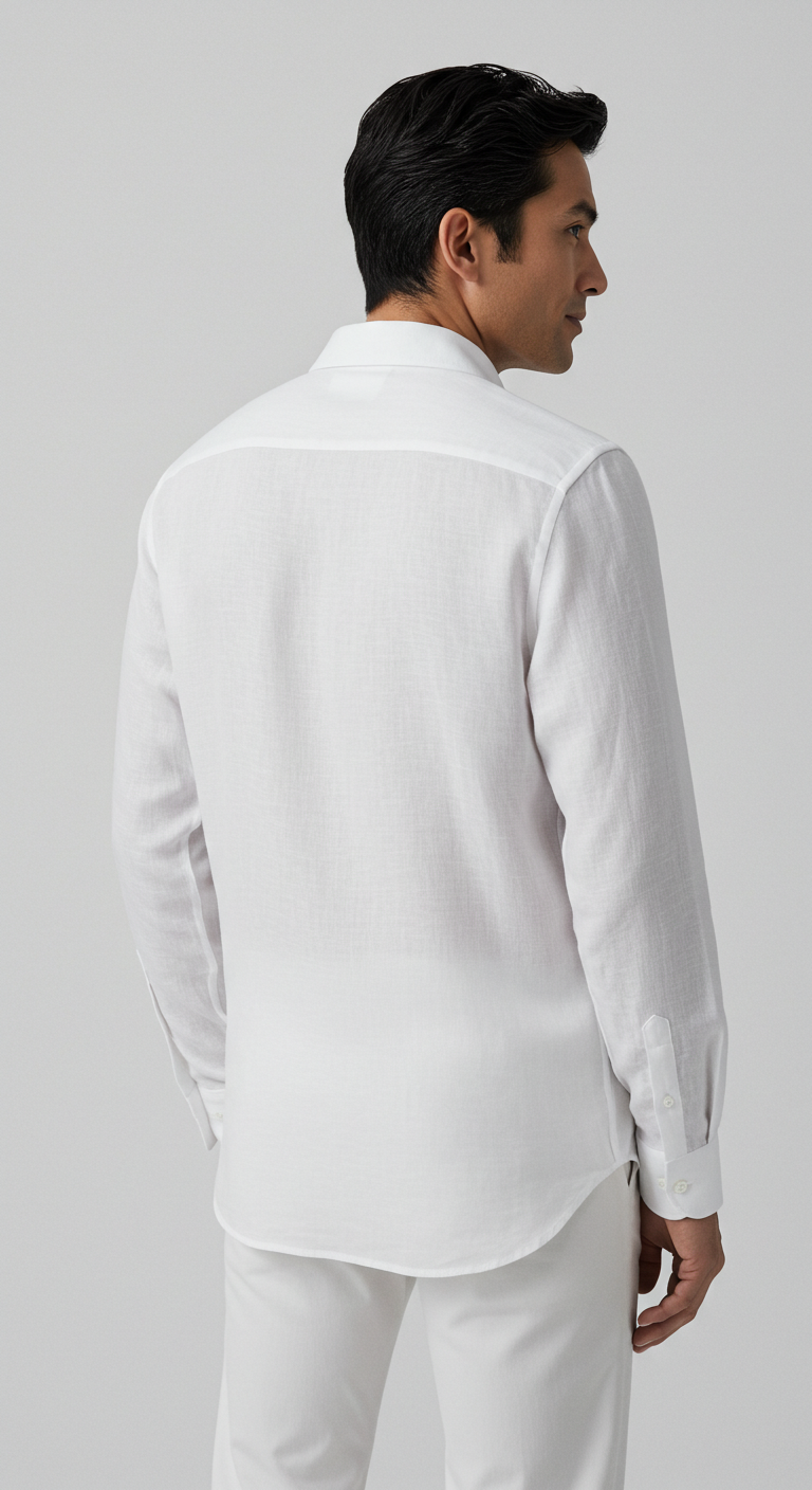 Luxury Linen Shirt White
