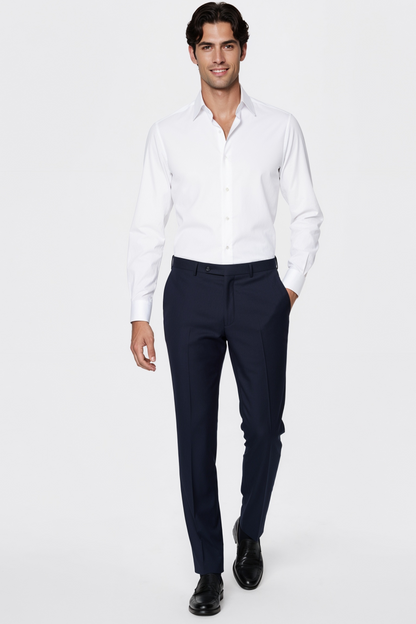 White Classic Collar Shirt