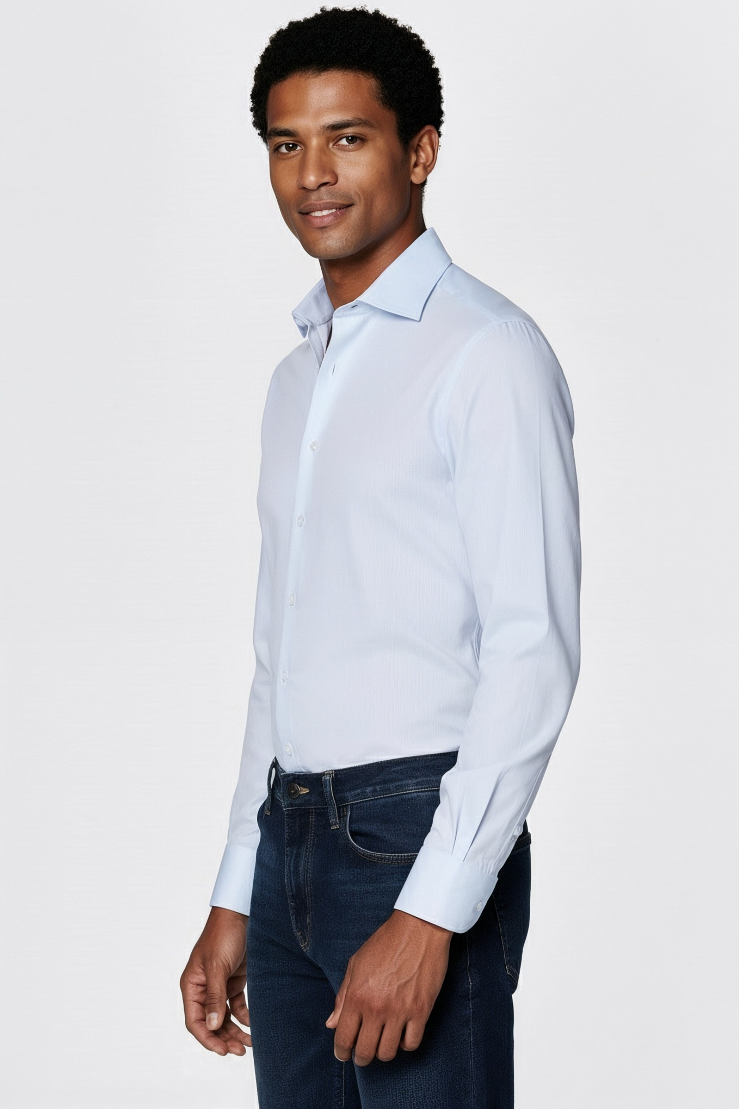 Light Blue Classic Collar Shirt