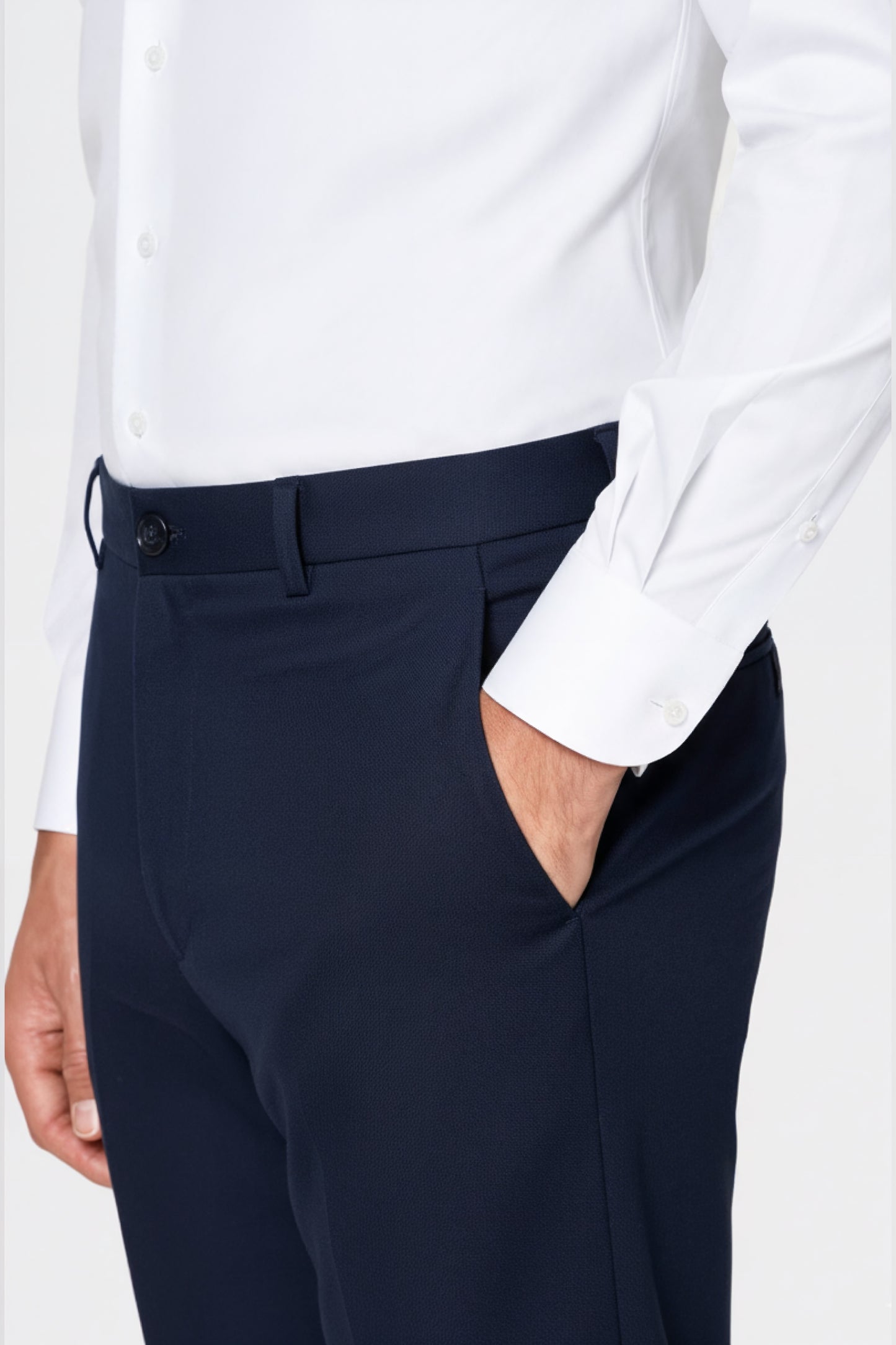 White Classic Collar Shirt